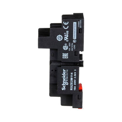Toma para Relevador de Miniatura Schneider Electric Harmony RXZ, 4 Contactos, 10A, Montaje en Riel/Panel - imagen 2