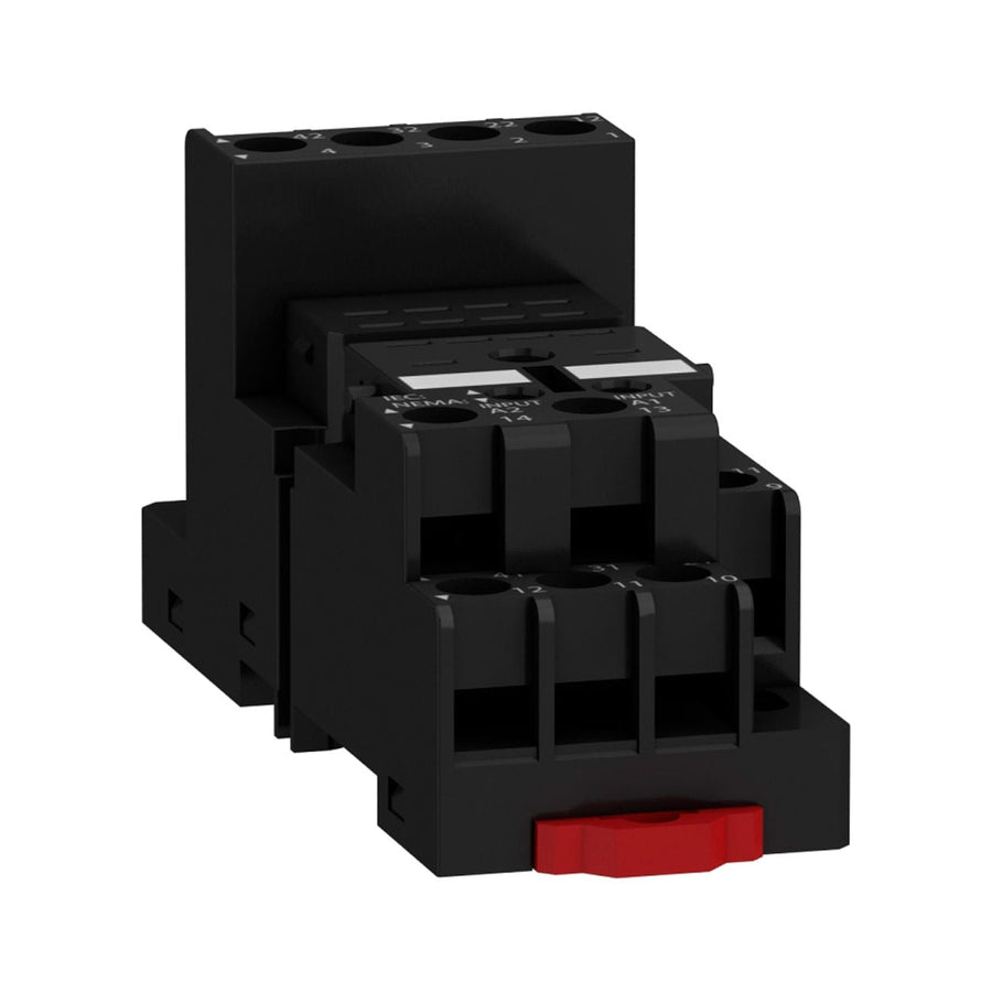 Toma para Relevador de Miniatura Schneider Electric Harmony RXZ, 4 Contactos, 10A, Montaje en Riel/Panel - imagen 3