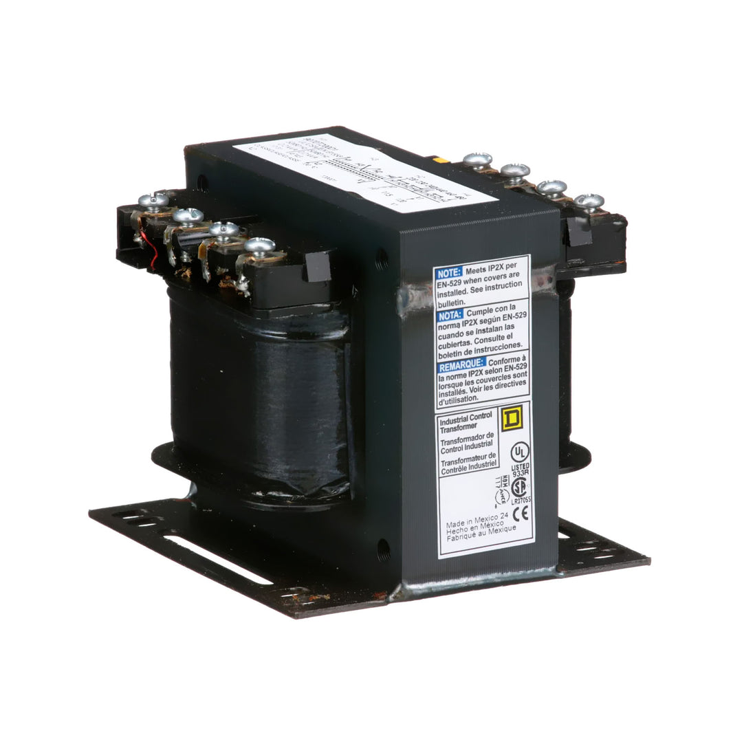Transformador Seco Monofásico Square D 200 VA 240/480 Vca a 120 Vca