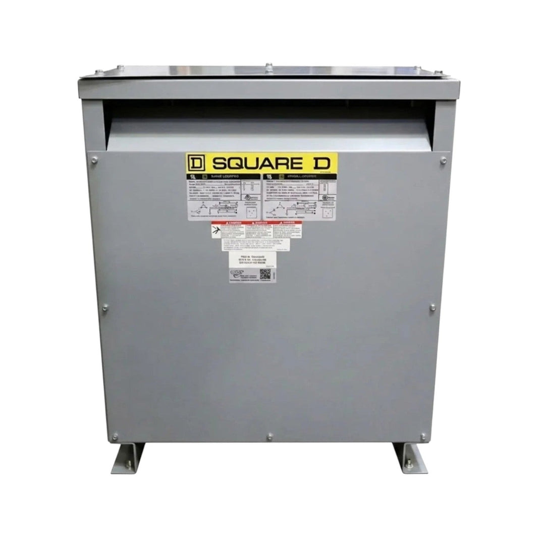 Transformador seco Schneider Electric trifásico de 112.5 KVA con gabinete metálico