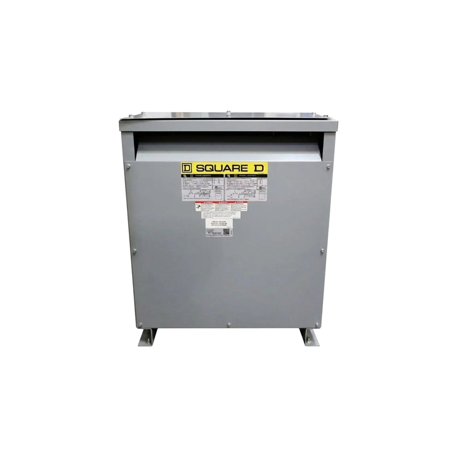 Transformador seco Schneider Electric trifásico de 112.5 KVA con gabinete metálico