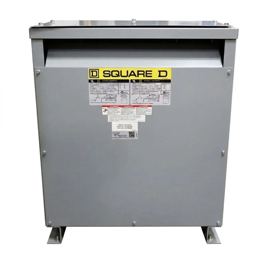 Transformador seco Schneider Electric trifásico de 112.5 KVA con gabinete metálico