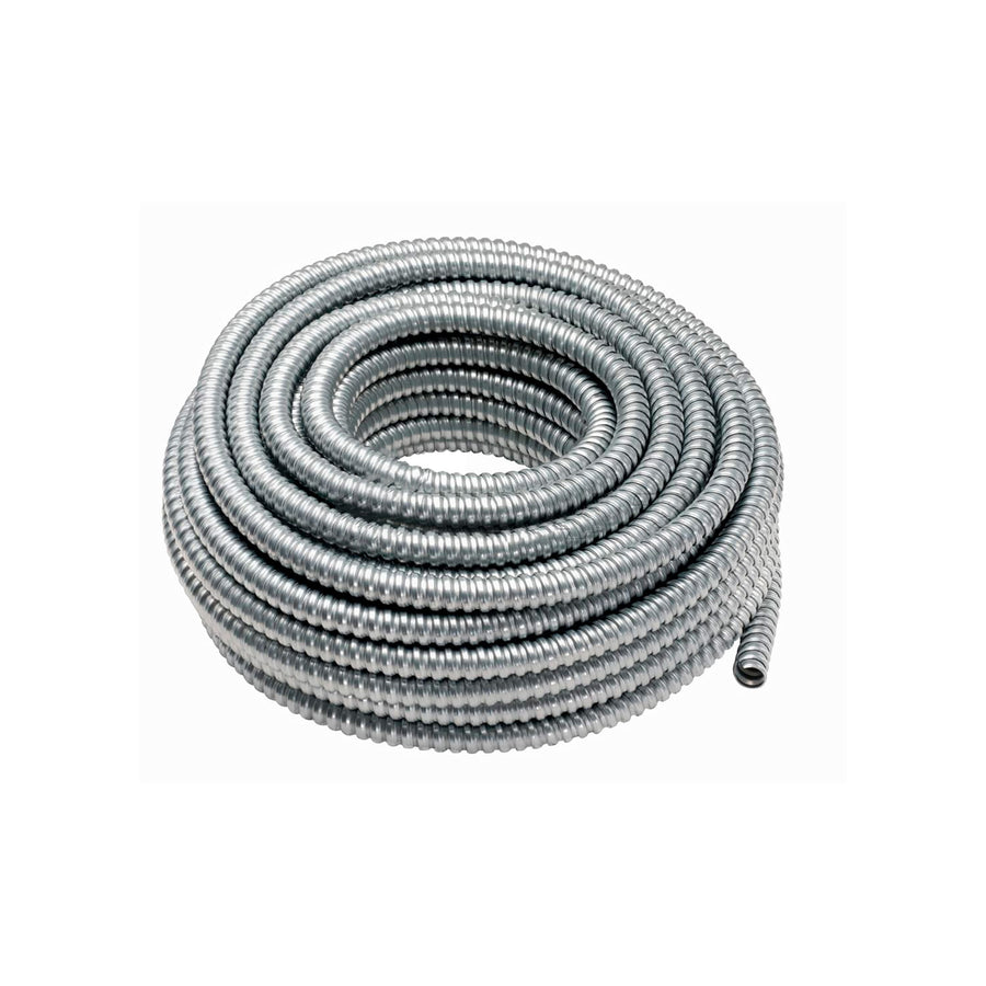 Tubo Conduit Metálico Flexible Tubos Mexicanos Flexibles, 3/4 Pulgada, Rollo de 45 m