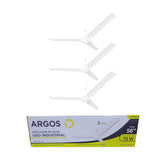 Ventilador de Techo Argos 56 Pulgadas Industrial 70W 3 Aspas Blanco (3 Pack) - imagen 3