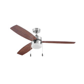 Ventilador de Techo Estevez Eliseo LED 52 pulg, Aspas Reversibles Roble Claro - 48202