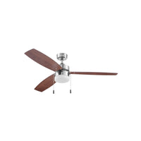 Ventilador de Techo Estevez Eliseo LED 52 pulg, Aspas Reversibles Roble Claro - 48202