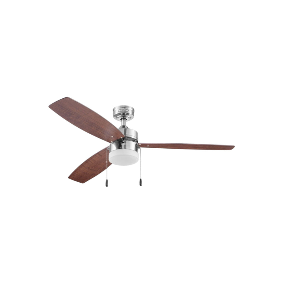 Ventilador de Techo Estevez Eliseo LED 52 pulg, Aspas Reversibles Roble Claro - 48202