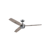 Ventilador de Techo Estevez Kari 52 pulg, Aspas Reversibles Roble Claro, Sin Luz