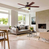 Ventilador de Techo Estevez Vendaval 52 pulg, Aspas Maple Chocolate - 47804 - imagen 4