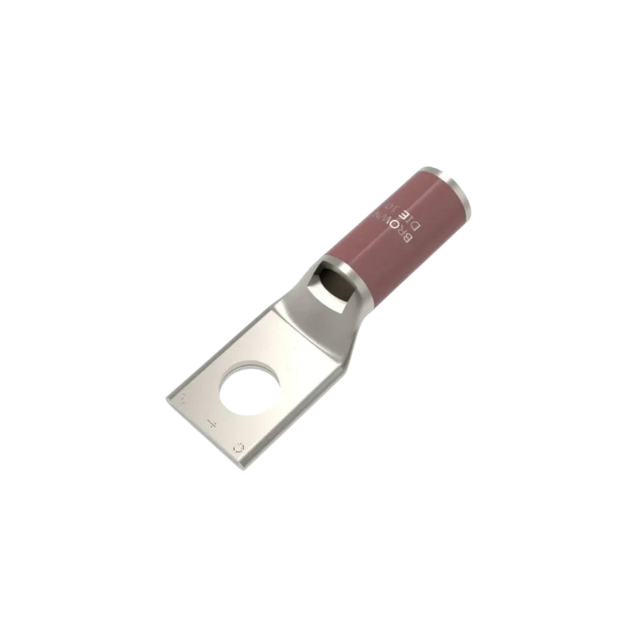 Zapata Terminal de Compresión 2 AWG con Barreno de 3/8 Pulgadas Burndy