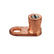 Zapata Terminal de Cobre Burndy, 1 Orificio, Calibre de Cable 14 a 8 AWG