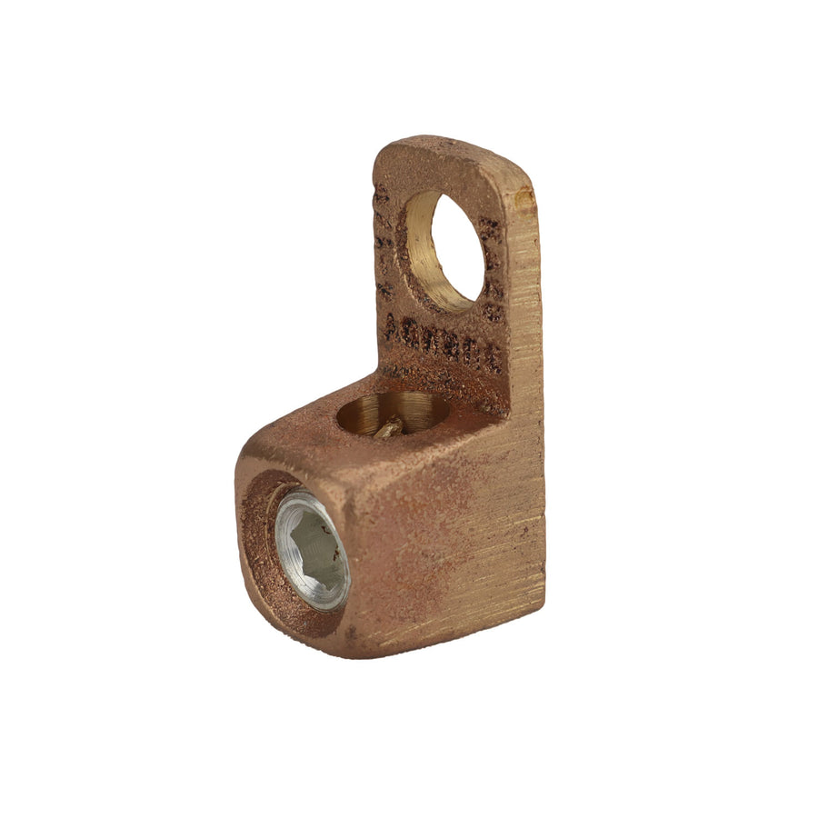 Zapata Terminal de Cobre 1 Orificio para Calibre 4A 1/0 AWG - imagen 2