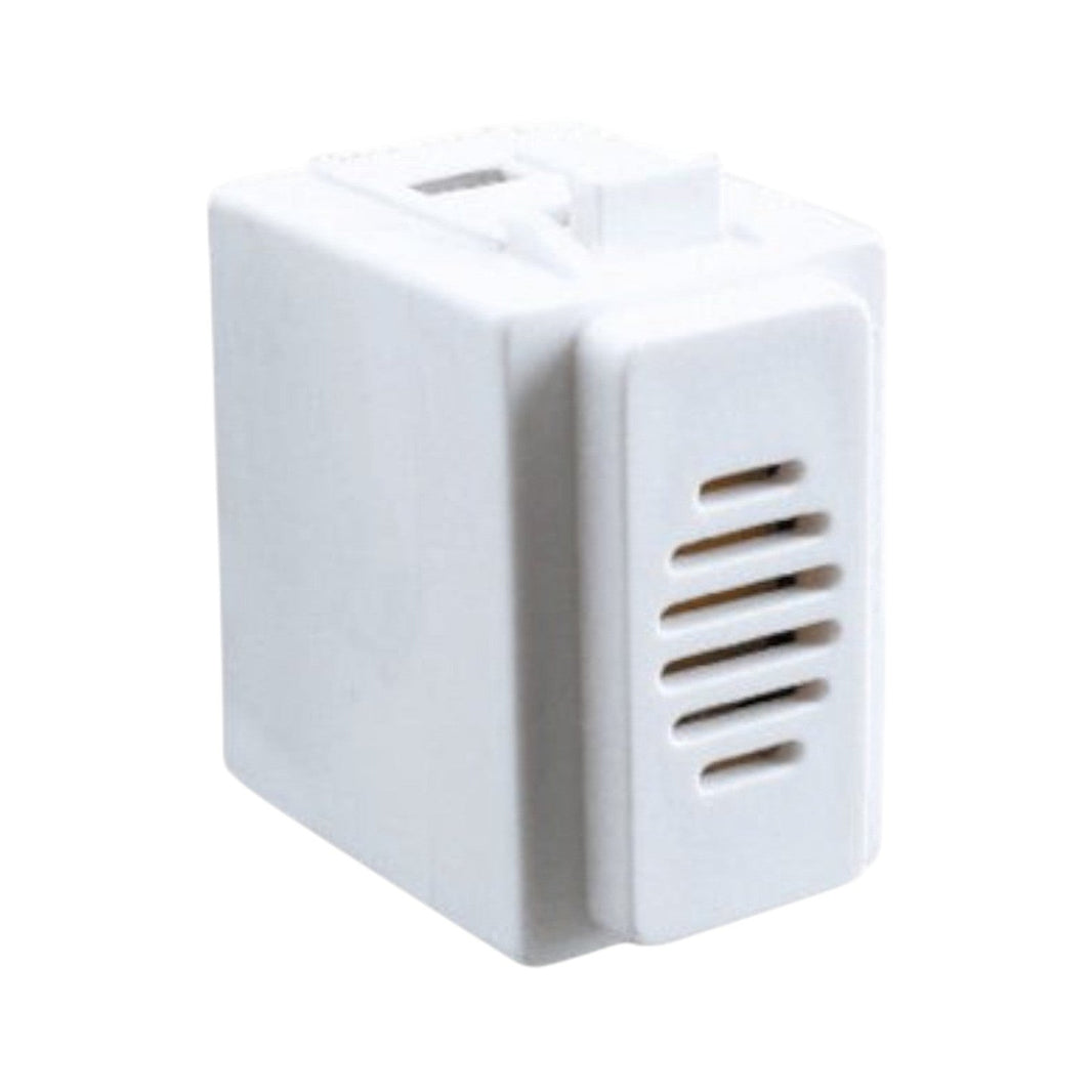 Zumbador Modular Schneider Electric Duna, 10A, 127V, Blanco